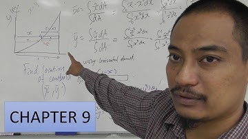 Statics - Chapter 9 (Sub-Chapter 9.1) - Center of Gravity, Center of Mass, Centroid