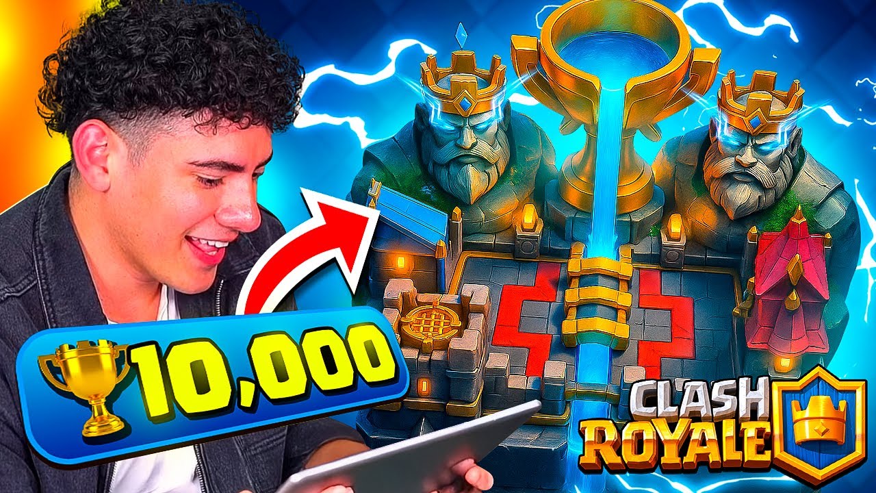 LLEGANDO A LAS 10MIL COPAS POR PRIMERA VEZ EN CLASH ROYALE - TheDonato