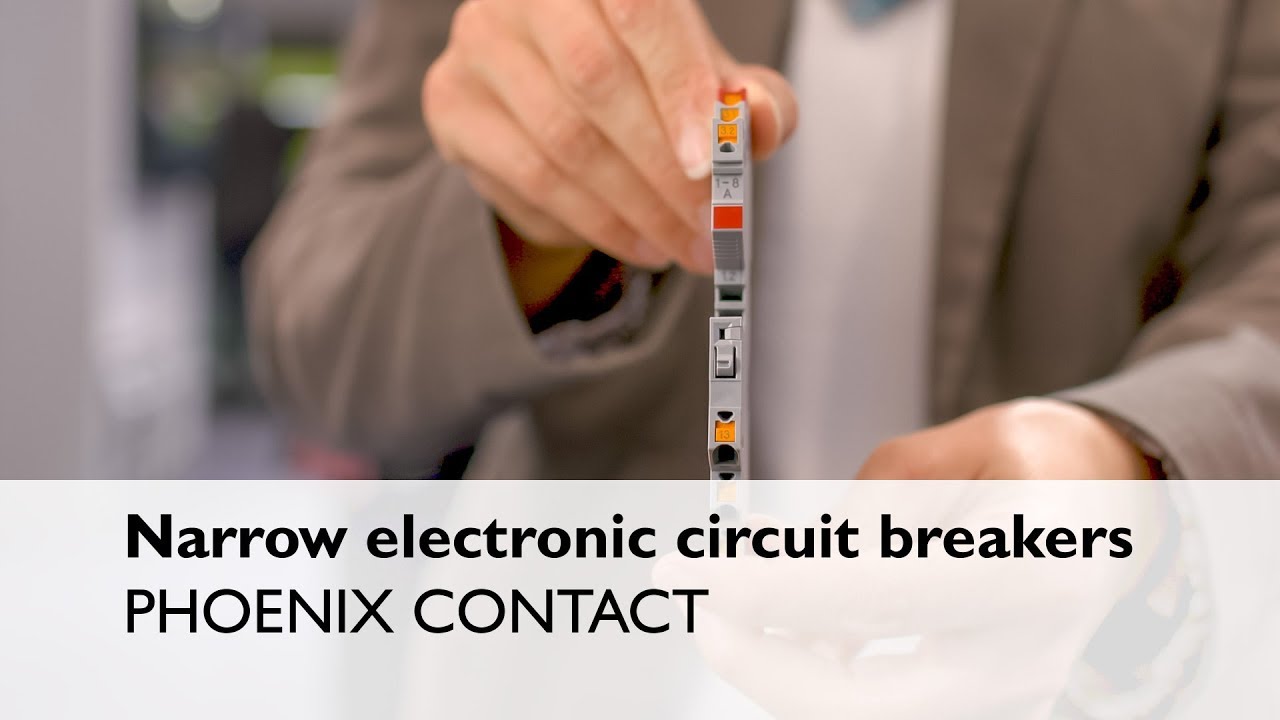Narrow electronic circuit breaker | PTCB: simple, space-saving potential distribution