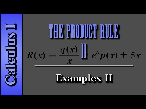 Calculus I: The Product Rule (Level 2 of 3) | Examples II