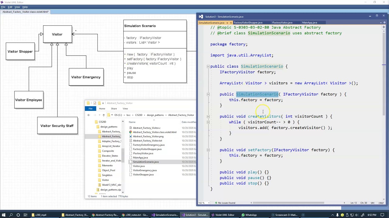 10.8 Abstract Factory Java sample - YouTube