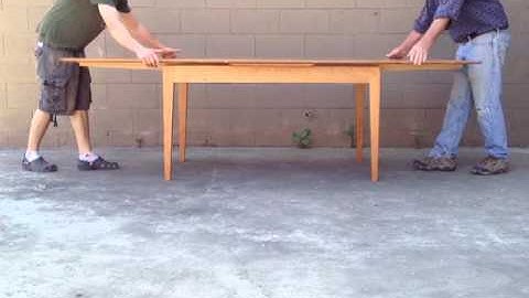 RANDALL WILSON AND SONS DRAW LEAF TABLE