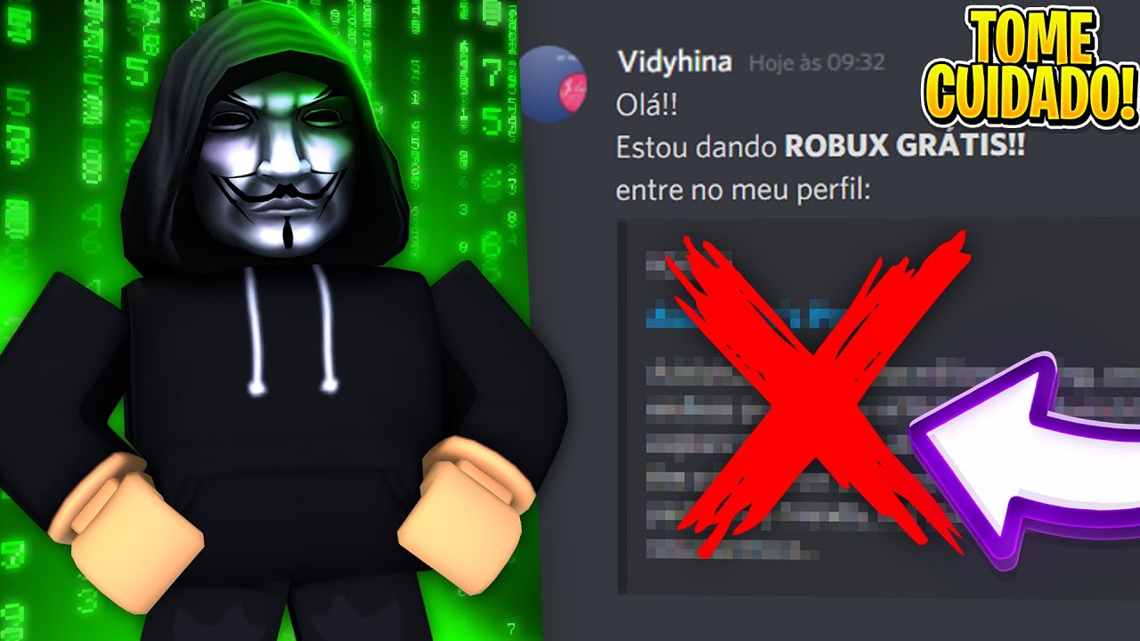 CUIDADO!! NOVO ATAQUE HACKER no ROBLOX! *você pode PERDER sua CONTA!* 😱 