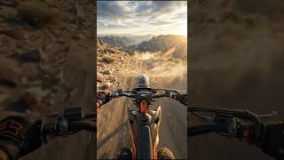 Most Dangerous Mountain Trail Ever! 🏍️⛰️#mountainride#dangerousride#bikepov#extremeride#