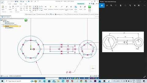 Start 2D Modeling with SolidEdge || Solid Edge Sketch Command || SolidEdge Course || Exercise-3
