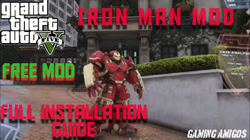 How to install Iron man Mod in GTA 5 pc||Full mod installation||epic games||