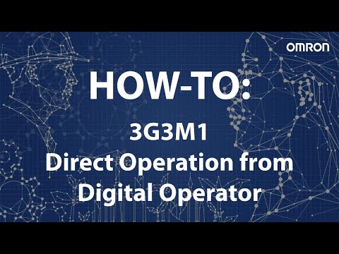 Direktkörning av 3G3M1 från operatörspanelen