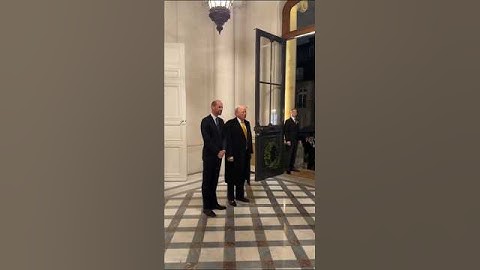 Prince William meets US President-elect Donald Trump at Notre-Dame reopening