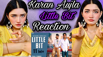 Reaction On Little Bit | Karan Aujla | Jass Bajwa | Susmitaxetri