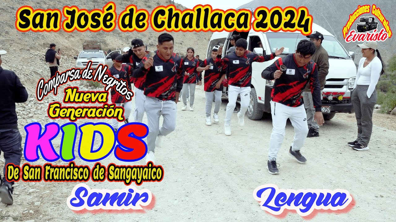 COMPARSA DE NEGRITOS NUEVA GENERACION KIDS DE SANGAYAICO 2024