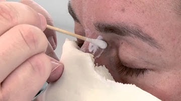 Special FX Makeup Tutorial - Foam Latex Prosthetic Application Dweller Part 1