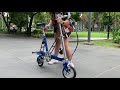 Explore singapore with carryme compact foldable bicycle