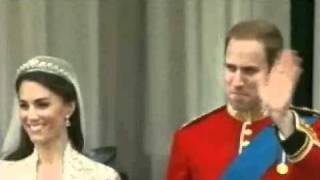 Принц Уильям и Кэйт Миддлтон  долгожданный поцелуй