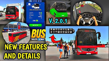 🚚New Features And Details In Bus Simulator Ultimate New Update 2.0.1 🏕 | Bus Gameplay