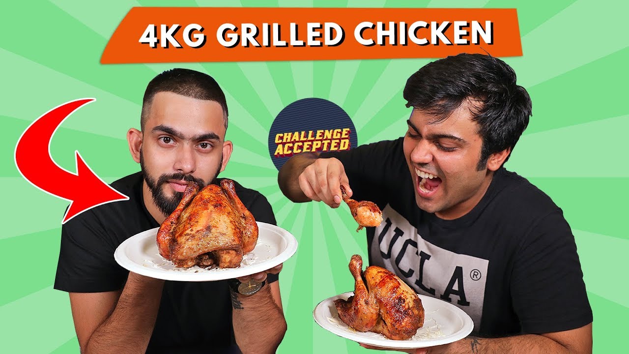 These Guys Ate 2 Whole Grilled Chickens! Challenge Accepted21 YouTube