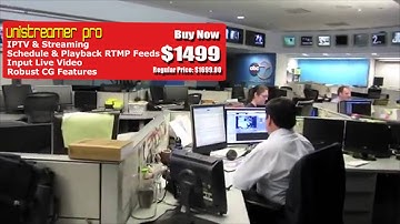 Version 3.5 of Uniplay and Unistreamer with RTMP/URL Playback