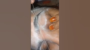 EYEBROW THREADING TUTORIAL #eyebrowtutorial #threading #eyebrows #shorts #short #shortyoutube