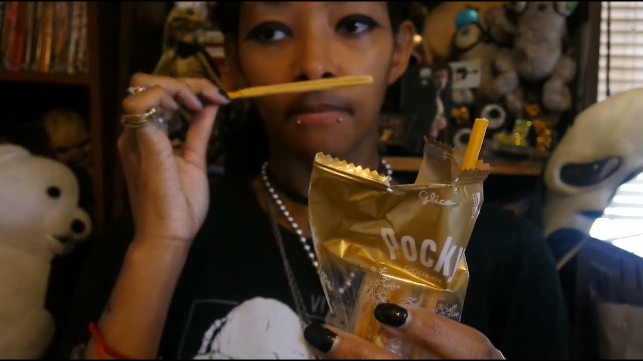 Taste Testing Japanese Snacks - Salted Caramel Pocky