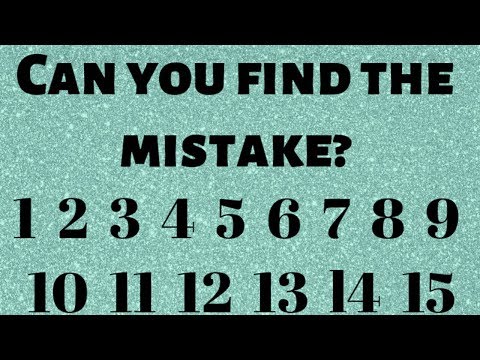 FIND THE MISTAKE IF YOU ARE GENIUS
