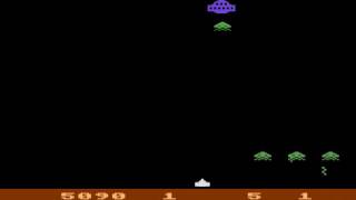 Famous Atari 8-bit Deluxe Invaders - mystery invader row Profile