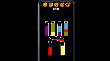 Water sort puzzle colour level 20