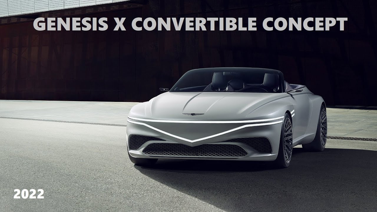 2022 Genesis X Convertible Concept ⚡ Future of Genesis’ Electric Vehicle Design