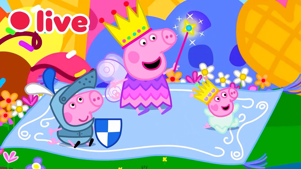 🔴 Peppa Pig BEBÉ EVIE Episodios EN VIVO 🍼 Los Mejores Momentos de Evie 🥹 Dibujos para Niños