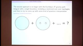 Euclidean vs Lorentzian Quantum gravity by Daniel Harlow