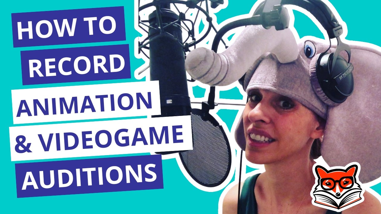 How to Record Animation & Video Game Voice Acting Auditions - YouTube