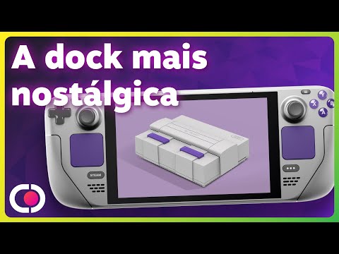 Essa DOCK pra Steam Deck INSPIRADA no SNES é BONITA DEMAIS! - YouTube