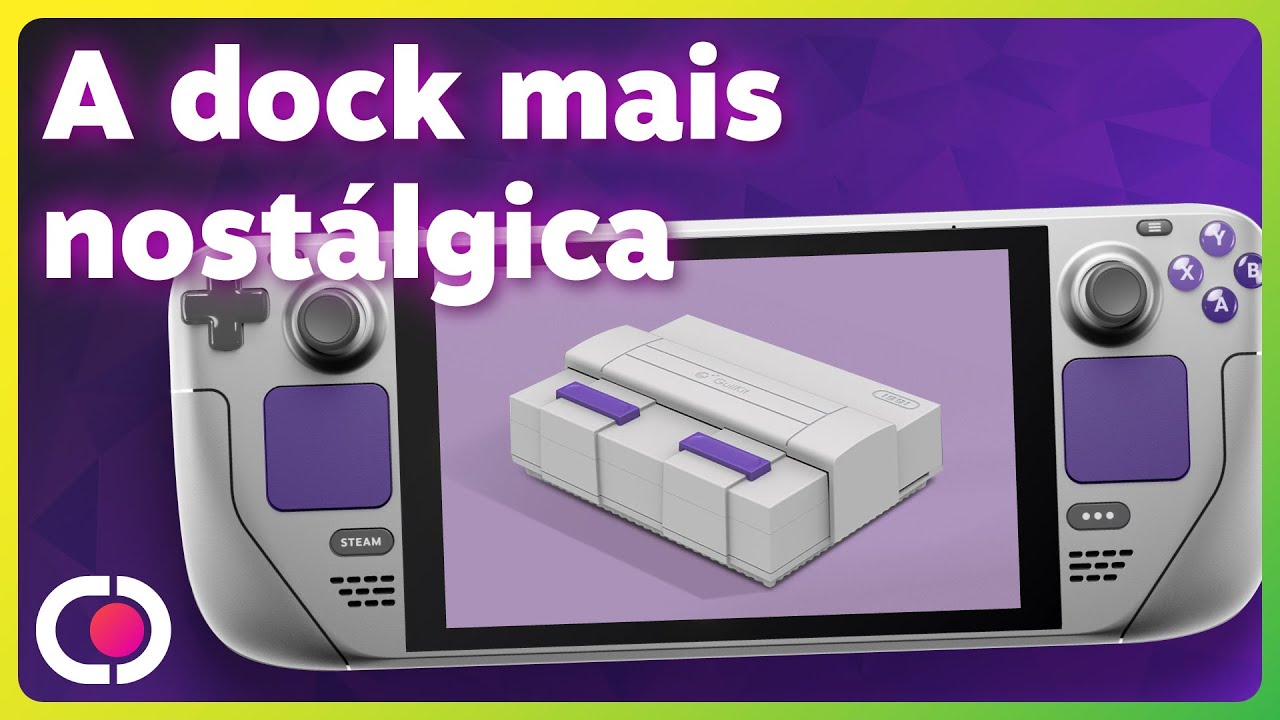 Essa DOCK pra Steam Deck INSPIRADA no SNES é BONITA DEMAIS! - YouTube