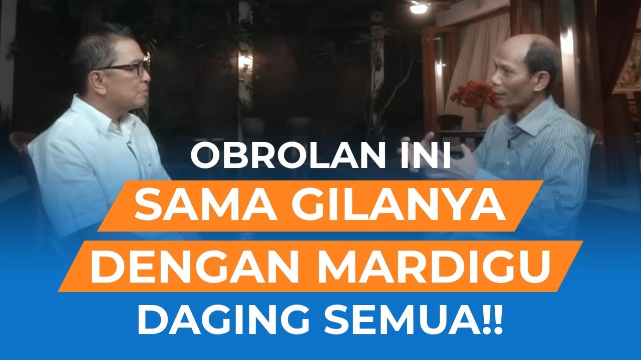 Obrolan Dengan Ichsanuddin Noorsy ini Paling Bergizi Selain Obrolan dengan Bossman Sontoloyo.
