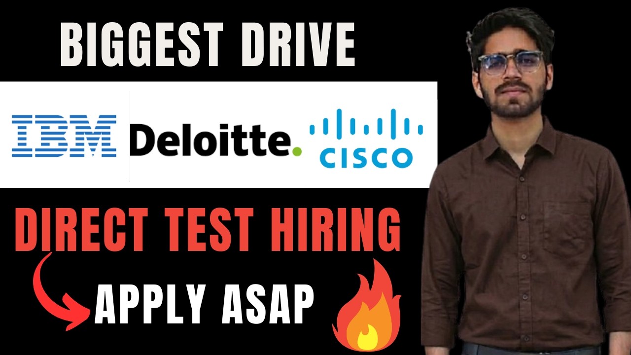 Multiple Hirings Announced | 20+ Companies | IBM ,Deloitte ,Sisco | All Batch Eligible | Apply Now|
