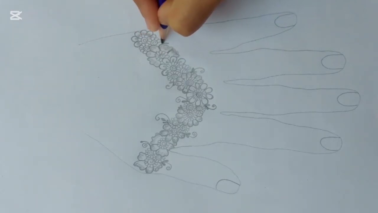 Elegant Bridal Mehndi Design | Simple Arabic Mehndi Design