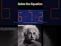 Pause this video and first solve by yourself this Equation. Did you solve #equation #solve #physics