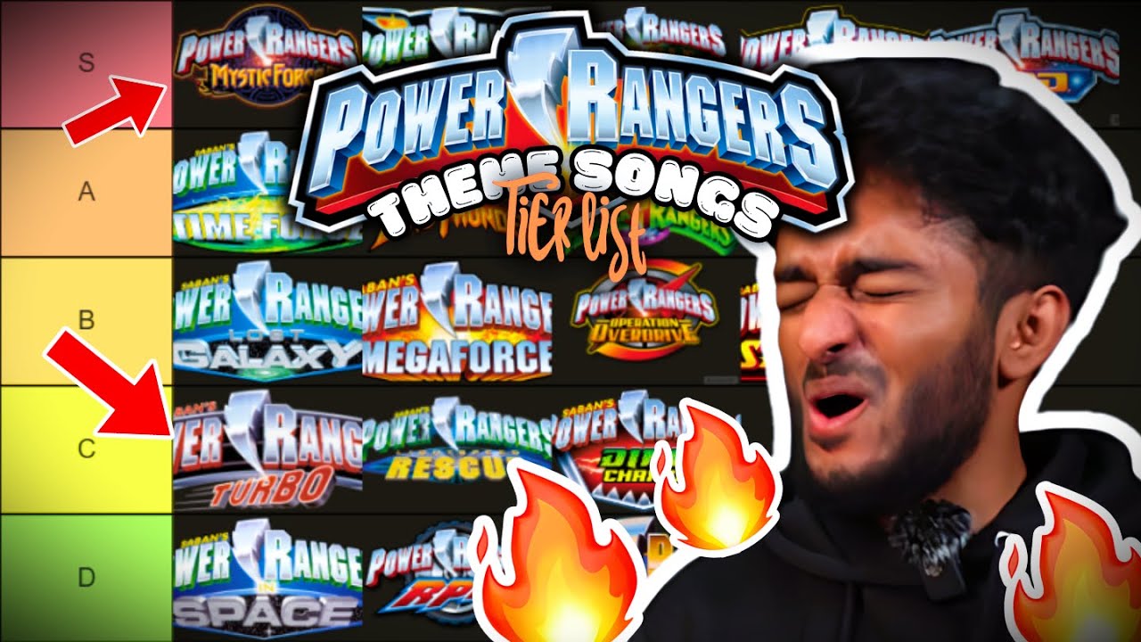 Reacting To And Ranking EVERY Power Rangers Theme Song! (Tier List ...
