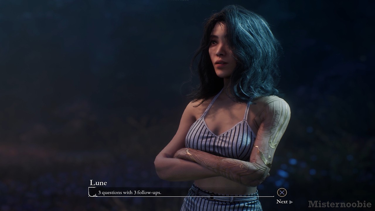 Expedition 33: Spend some time with Lune? YES! Relationship Level 1