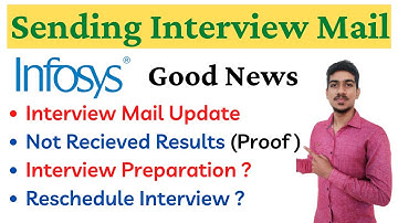 Infosys Interview Mail | Infosys Interview Preparation| Infosys Results|  Infosys Recruitment 2021
