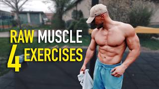 Full Raw Calisthenics Workout For Building Muscle Chest & Triceps