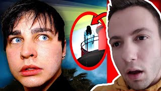 HAUNTED LIGHTHOUSE - sam and colby reaction