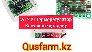 W1209 терморегулятор қосу қолдану инкубатор брудер термостат температура басқару