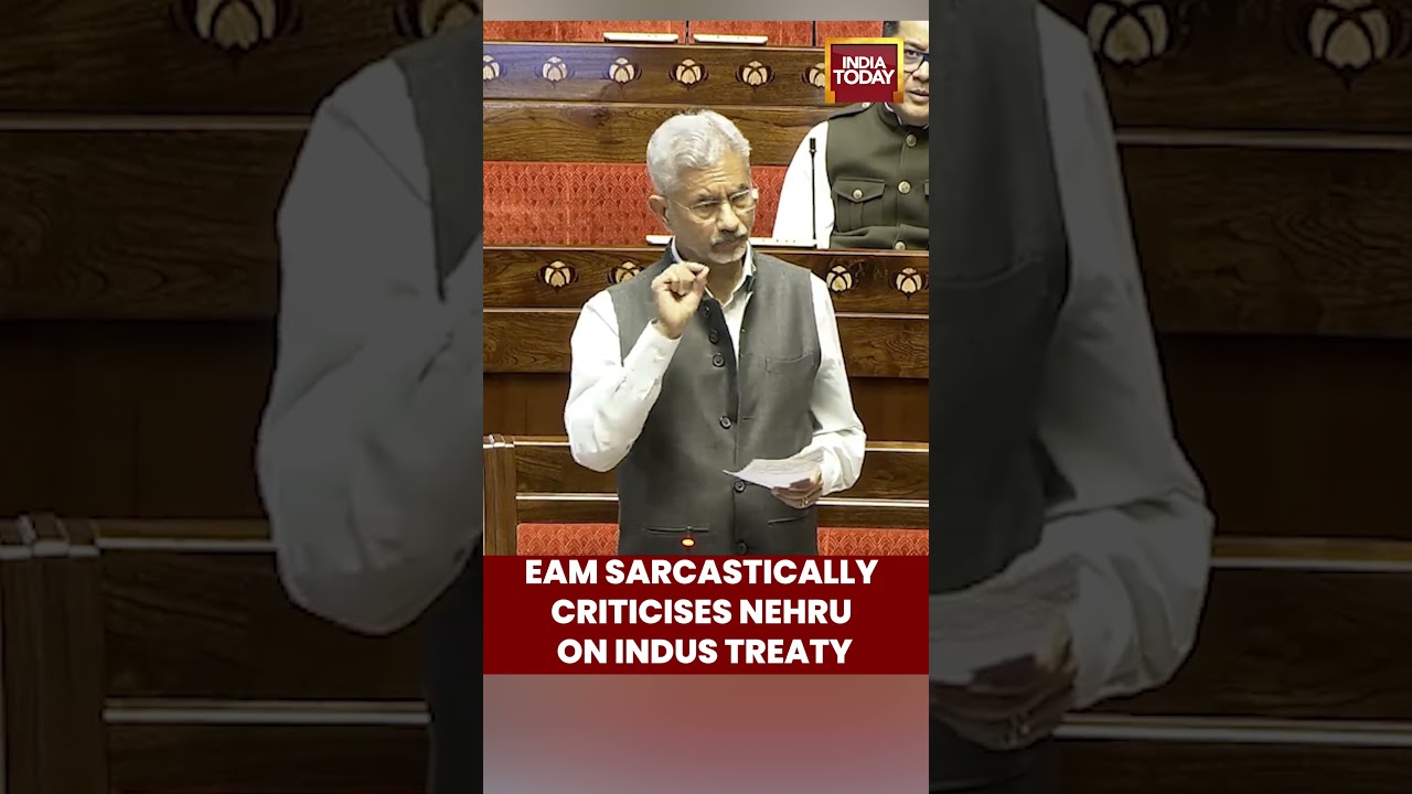 EAM Jaishankar's Sarcastic Criticism about Nehru on Indus Water Treaty | 