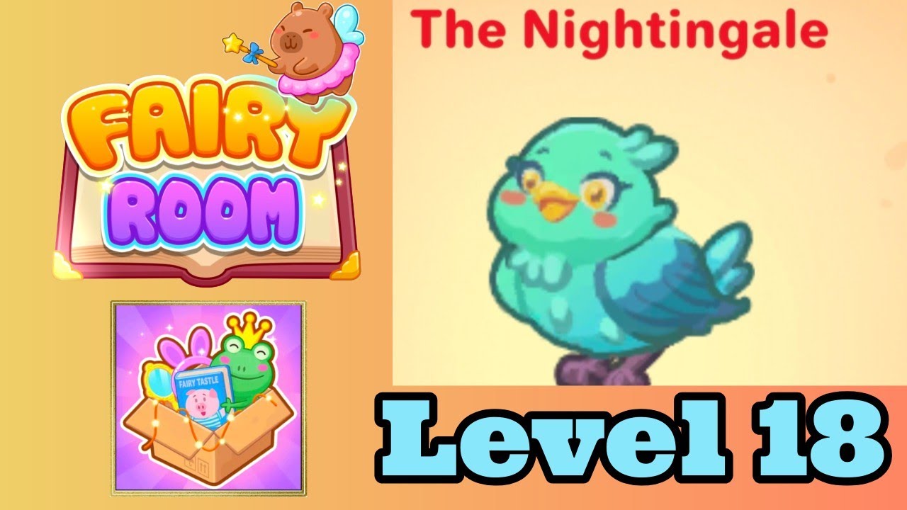 Fairy room decor game level 18 solution walkthrough ( the nightingale ) 