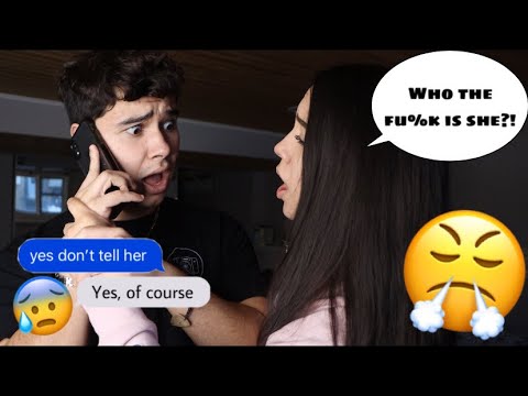 Talking on the phone prank