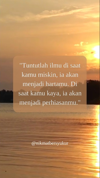 kata kata bijak menuntut ilmu
