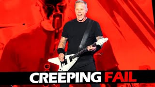 JAMES HETFIELD GUITAR FAIL DURING CREEPING DEATH LIVE #METALLICA 2022