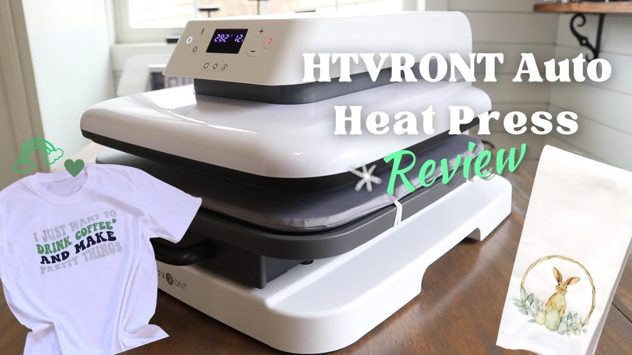 HTVRONT Auto Heat Press Machine Review: Perfect for TShirt Making