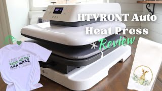 HTVRONT Auto Heat Press Review / Best Heat Press? by Christy Cain - Appalachian Home Co. 29,137 views 1 year ago 9 minutes, 38 seconds