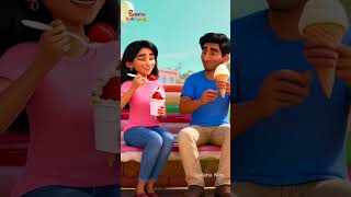 குளிர் குளிர் ஐஸ் கிரீம் - Ice Cream Song | Nursery Rhymes for Kids | Galatta Kids | shorts