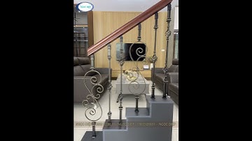 Những mẫu cầu thang sắt nghệ thuật đẹp